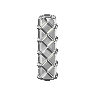 Gümüş eşkenar dörtgenlerden yapılmış sembol. harf!