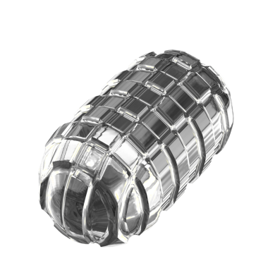 Gümüş eşkenar dörtgenlerden yapılmış sembol