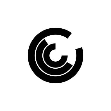 Döngüsel Ok Diyagramı, Sunum Geometrik Grafik Düz Vektör Simgesi. Beyaz arkaplanda izole edilmiş basit katı sembol. Web ve mobil UI ögesi için Döngü Oku Diyagramı imza şablonu