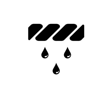 Çamaşırları Dışarı Gönder, Bezi Sıkıştır, Sıkıştır Katı Düz Vektör Simgesi Beyaz Arkaplanda İzole Edildi.