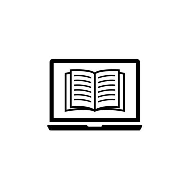 Kağıt Eğitim Kitabı Katı Düz Vektör Simgesi Beyaz Arkaplanda İzole Edilmiş Okul Defteri Aygıtı.