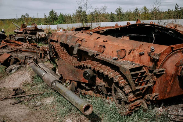 Ukrayna 'da savaş. Rusya insanları ve çocukları öldürüyor. Yüksek kalite fotoğraf