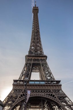 Eiffel Tower on Champs de Mars in Paris, France. High quality photo