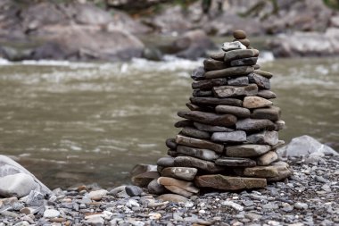 Yaremche köyü yakınlarındaki Ukrayna 'nın Karpatlar bölgesinde. Yüksek kalite fotoğraf