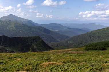 Karpatlar 'ın manzarası çok güzel. Spitzi Dağları. Ukrayna. Yüksek kalite fotoğraf