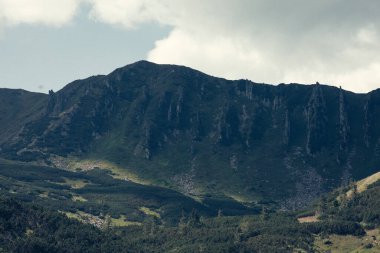 Dağlarda yaz günü. Shpytsi Dağı, Chornohora, Karpat Dağları, Ukrayna. Yüksek kalite fotoğraf