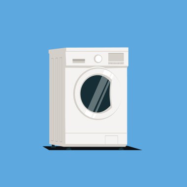 beyaz, çamaşır, makine, yeni,