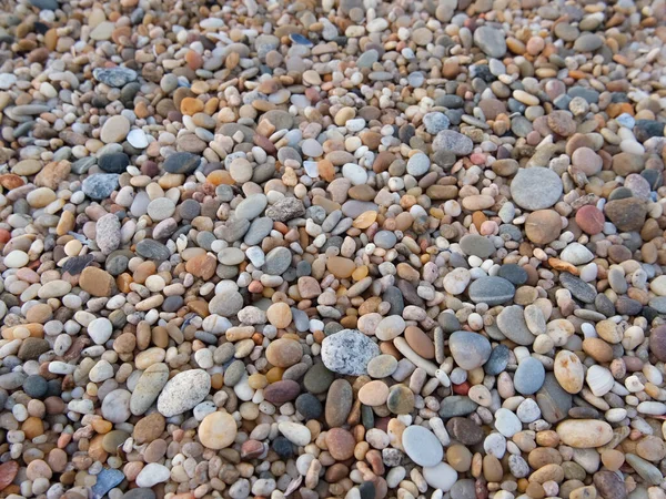 Natural Pebbles Beach Background Texture — Stock Photo, Image
