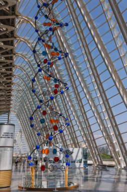 Dev Yapı DNA 'nın Helikal Şeklini Temsil Ediyor.