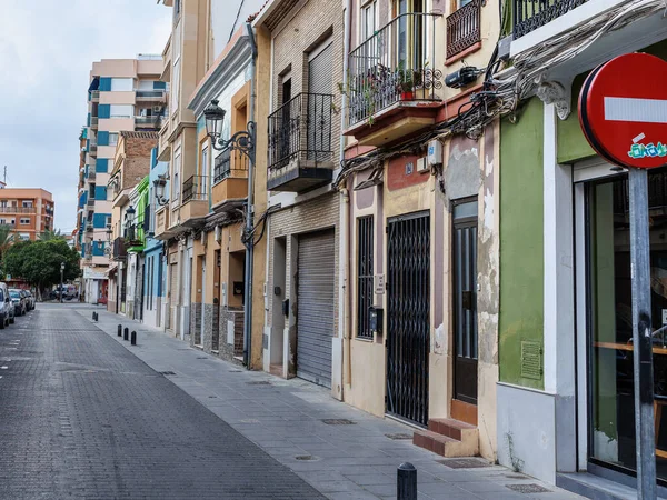 Houses in El Cabanyal, a Neighborhood in the City of Valencia, Spain.