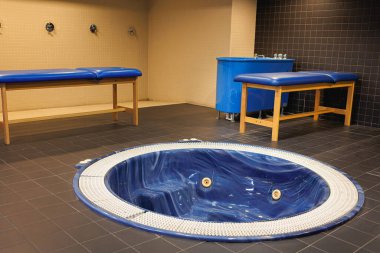 Barcelona Futbol Kulübü Whirlpool Hamamı Soccer Stadyumu, Nou Kampı, İspanya.
