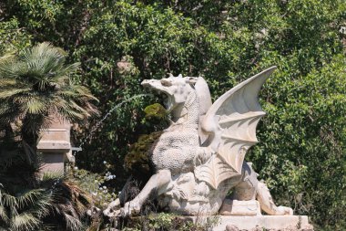 Parc de la Ciutadella 'daki Pınar' ın detayları, Ciutat Vella Mahallesi, Katalonya, İspanya