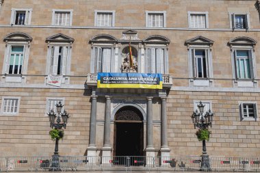 Ajuntament De Barcelona, Belediye Binası Dış Cephesi, İspanya.