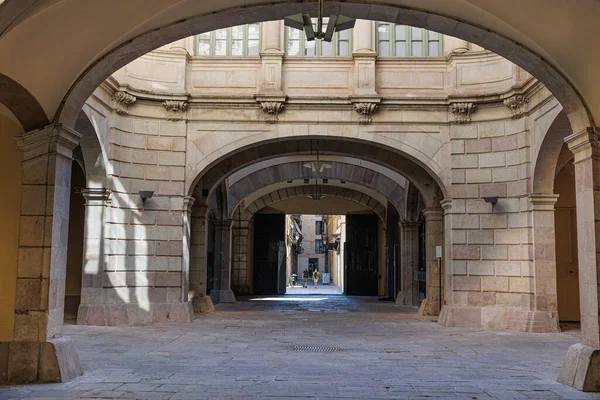 Palácio Virreina Edifício Localizado Famosa Avenida Rambla Espanha — Fotografia de Stock