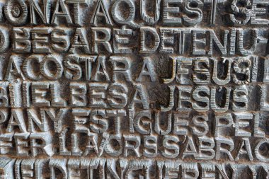 Birçok Senaryoyla Tutku Kapısı, Sagrada Familia, Barselona, İspanya.
