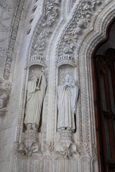 Detail Einer Skulptur Der Fassade Der Basilika Der Sagrada Familia — Stockfoto