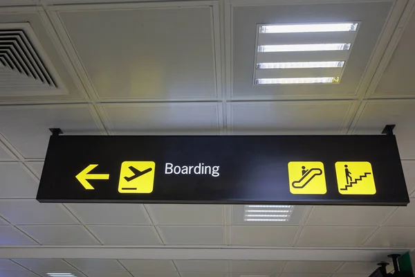 Symbols Signs Directions Aeroport Areas — Stock Photo, Image