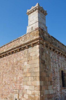 Barcelona, İspanya 'daki Montjuic Kalesi.