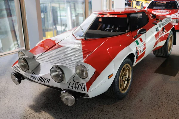 Lancia Stratos Włoski Rally Sports Car Lat Tych — Zdjęcie stockowe