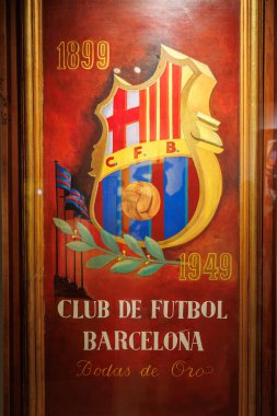 İspanya Barselona Futbol Kulübü 'nün Resim Sanatsal Temsili.