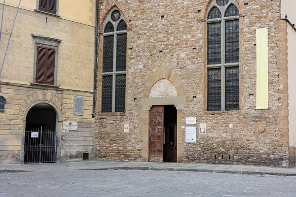 Szentlélek Csenekarának Bejárata Szent Spiritó Bazilika Közelében Firenzében Olaszországban — Stock Fotó