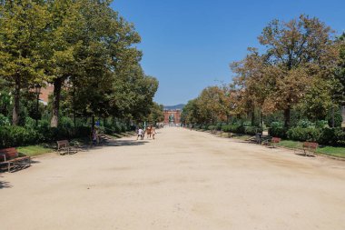 Parc de la Ciutadella, Citadel Park, Barcelona, Katalonya, İspanya Ciutat Vella Mahallesi.