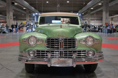 Lincoln Continental V12 Convertible Coupe - 1947 'de üretilen Amerikan Vintage Collector Car.