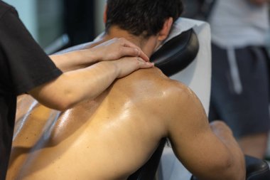 Sporcu Sırtı Masajı Spor ve Spor Aktivitesi
