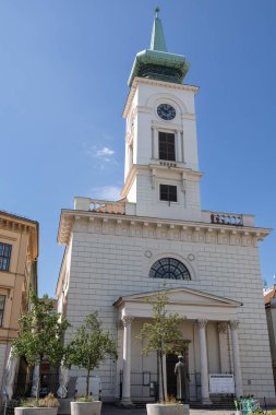 Tarihi Kalvin Meydanı Reform Kilisesi: Budapeşte Protestan Topluluğunun Köşe Taşı, Budapeşte - Macaristan.