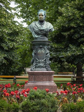 Andreas Zelinka Anıtı Viyana 'daki Stadtpark, Avusturya.