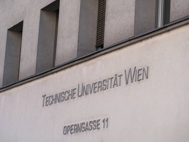 Technische Universitat Wien, Operngasse 11 - Teknoloji Üniversitesi, Viyana - Avusturya.