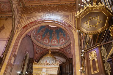 Budapeşte Büyük Sinagogu 'nun Ayrıntıları - Macaristan.