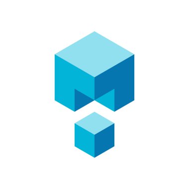 3 boyutlu küpün geometrik kayıp parçası. Sorun çözme oyunu.