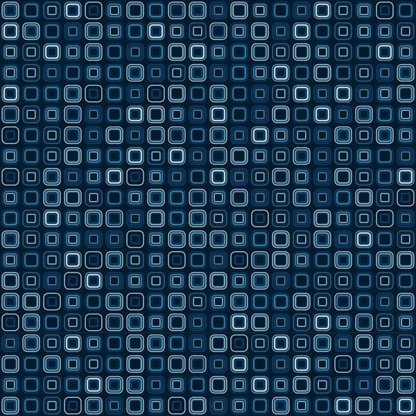 Quadratische Runde Ecke Geometrische Form Nahtlose Muster Hintergrund — Stockvektor