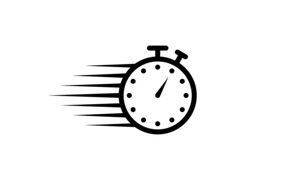 Speed Delivery Time Quick Fast Rapid Icon — Stock Vector