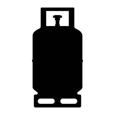 Gaz silindiri LPG tank simgesi