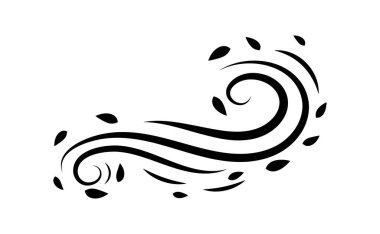 Rüzgar havada yapraklar savuruyor.