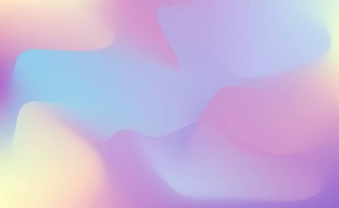 Hologram gradyan yumuşak pastel renk soyut arkaplan