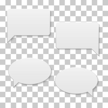 3d sohbet boş metin konuşma balonu