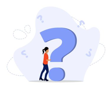 Sık sık sorulan sorular konsepti, İniş sayfası için uygundur, ui, web, Uygulama giriş kartı, başyazı, el ilanı