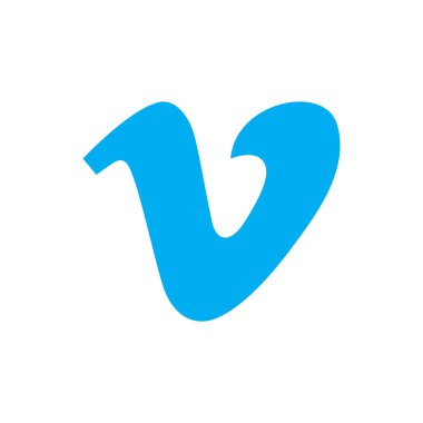 Vinnytsia, Ukrayna - 1 Mayıs 2023. Popüler Vimeo sosyal ağ logo simgesi, izole edilmiş beyaz arkaplan, ortam editör illüstrasyonu