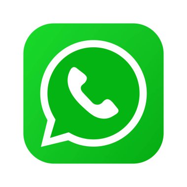 Vinnytsia, Ukrayna - 27 Nisan 2023. Popüler sosyal medya ikonu WhatsApp. Vektör tasarımı