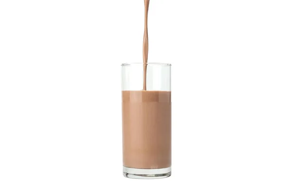 Chocolate Milk White Background Royalty Free Stock Images