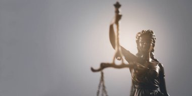 Lady justice,Law theme, mallet of the judge, law enforcement officers, evidence-based cases and documents taken into account.	