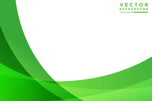 Grüner Hintergrund Vektor Illustration Lichteffekt Grafik Für Text Und Message — Stockvektor
