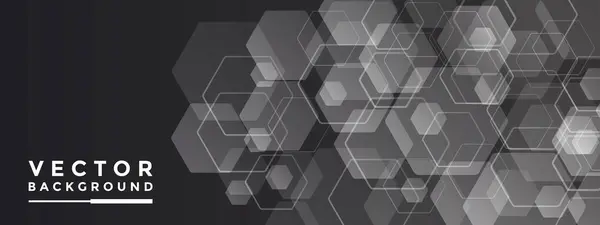 Черный Фон Шестиугольник Картина Выглядит Honeycomb Векторной Иллюстрации Иллюстрации Освещения — стоковый вектор