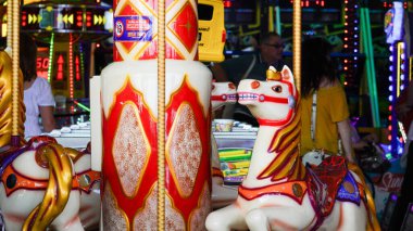 Bangkok, Thailand, January 2nd 2025: Bangkok nightlife. Lively atmospheric noisy streets full of vibrant light and colour. Travellers, tourists and locals enjoy celebrating the new year together.