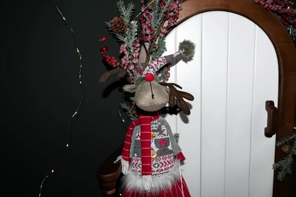 クリスマスの背景 お正月の飾り — ストック写真