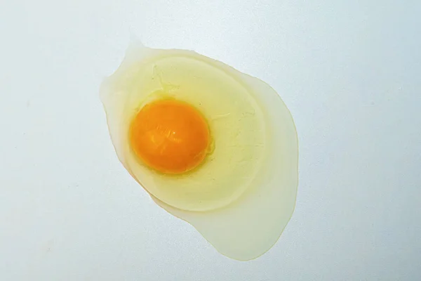 Сире Яйце Мисці Білому Тлі — стокове фото