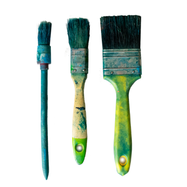 Yağlı boya fırçalar. 